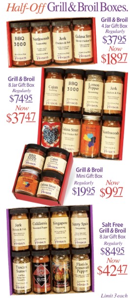 50% off Select Grilling Boxes