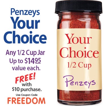 Your Choice 1/2 Cup Jar with $10 Purchase