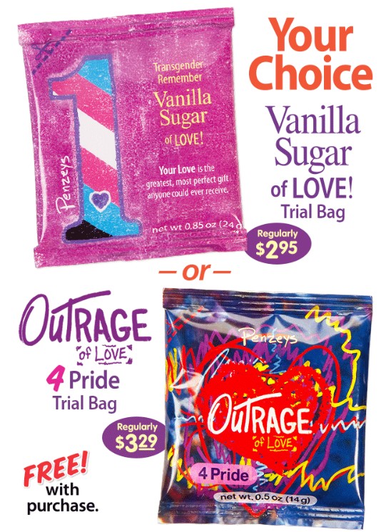 Free Vanilla Sugar or Outrage with Any Purchase